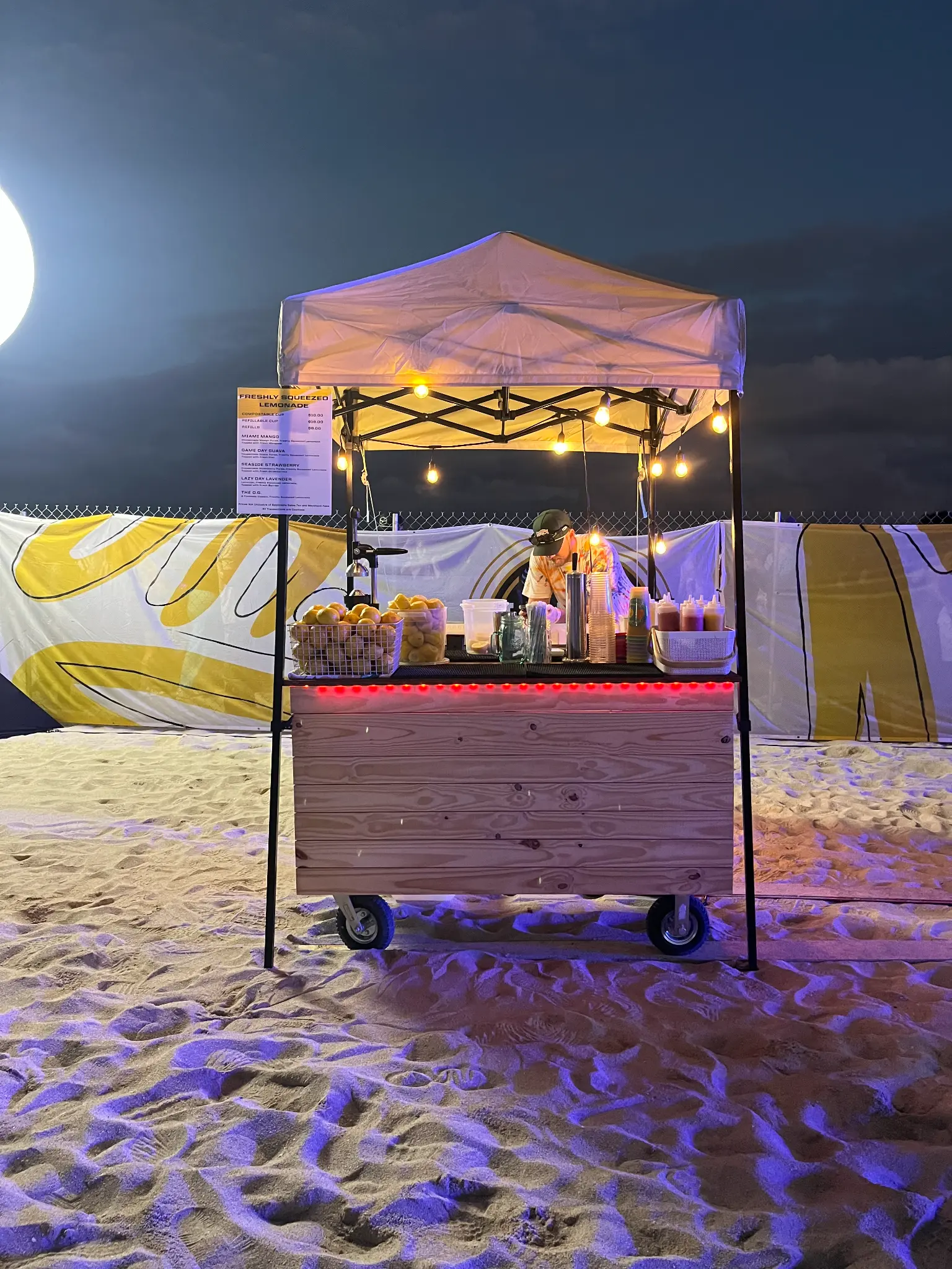 Beachside Service — lemonade event photograph