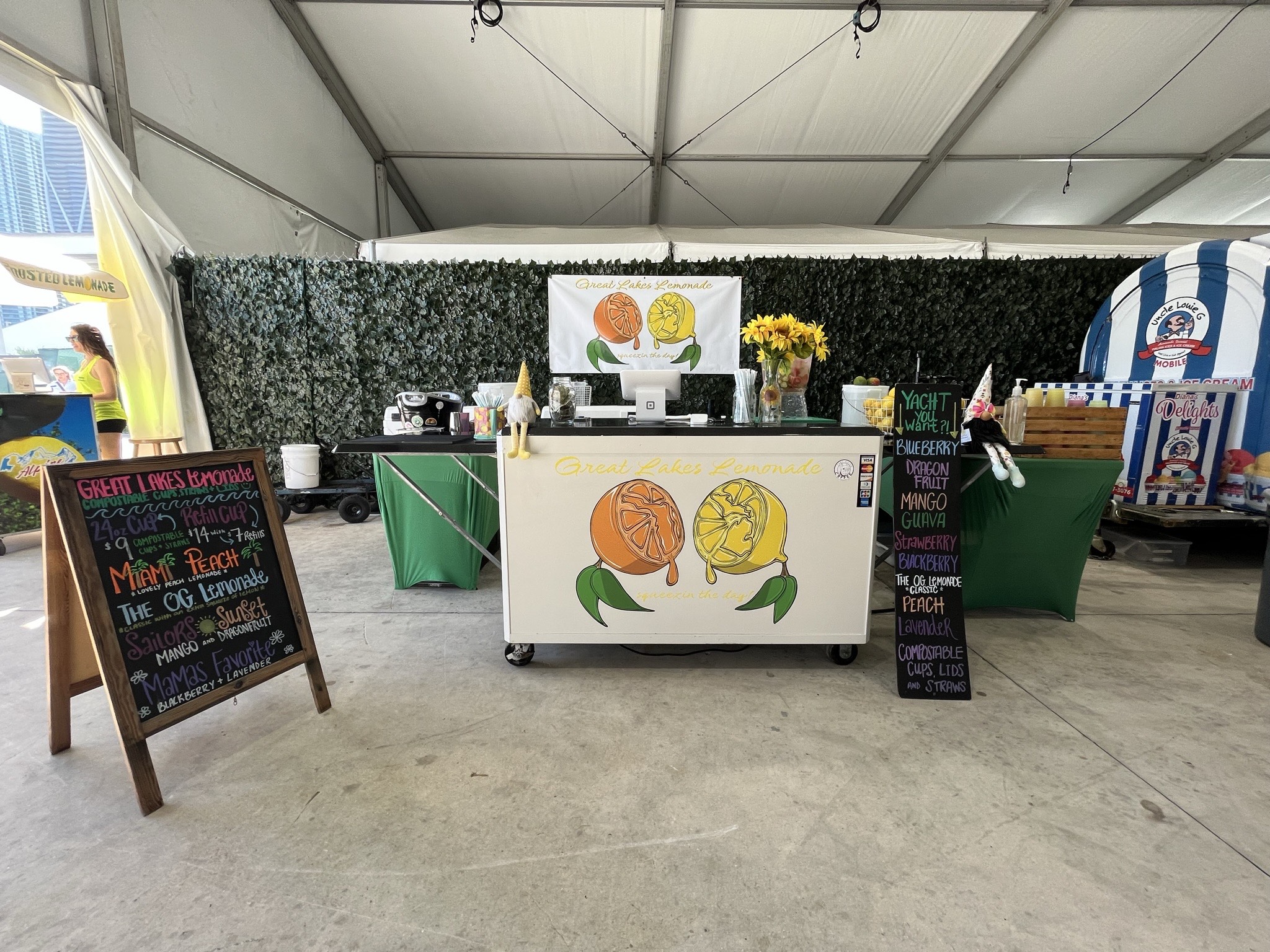 Miami Boat Show — lemonade event photograph