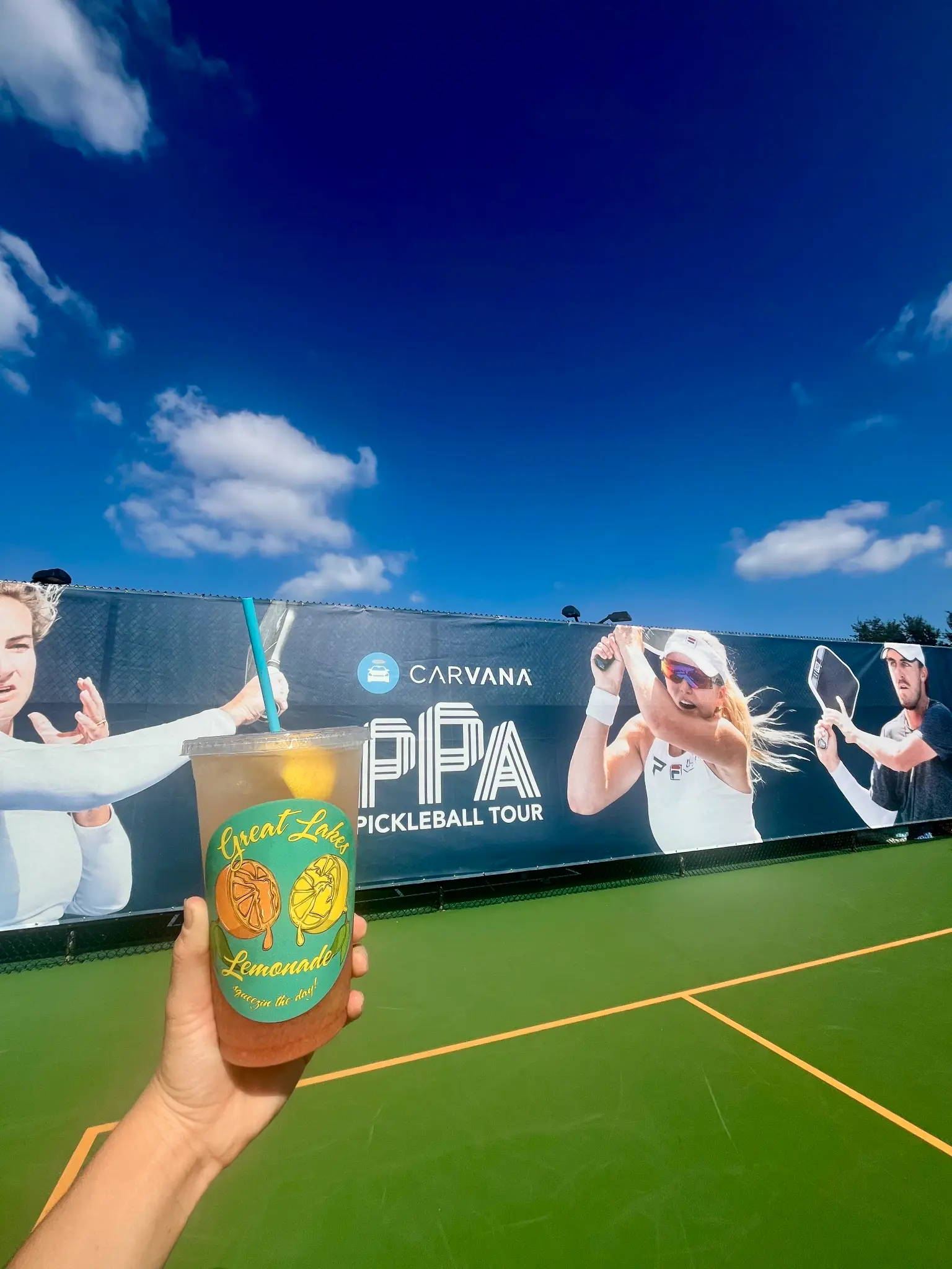 PPA Pickleball Tour — lemonade event photograph