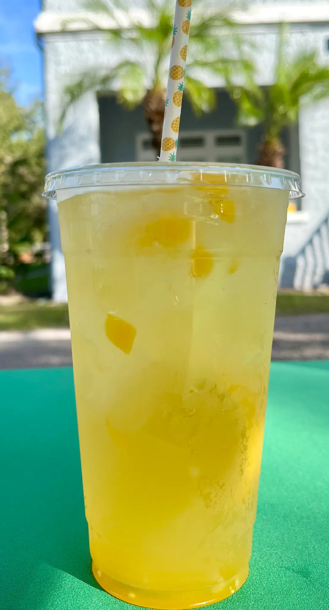 Fresh mango lemonade